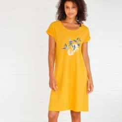 Chemise de nuit courte imprimé citrons - lot de 2