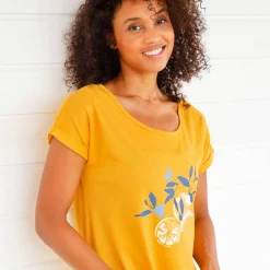 Chemise de nuit courte imprimé citrons - lot de 2