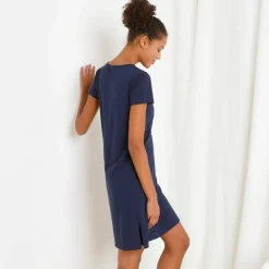 Chemise de nuit courte imprimée 