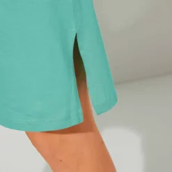 Chemise de nuit courte imprimé rosaces