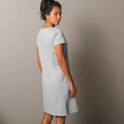 Chemise de nuit courte manches courtes imprimé 