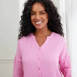 Chemise de nuit gaze de coton
