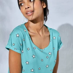 Chemise de nuit imprimé ville étoilée - lot de 2