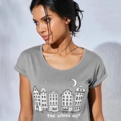 Chemise de nuit imprimé ville étoilée - lot de 2