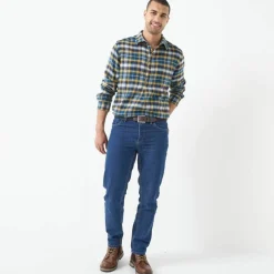 Chemise extra-longue carreaux flanelle