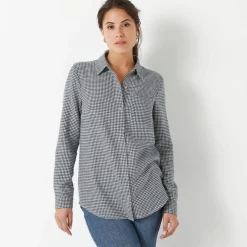 Chemise flanelle pied-de-poule
