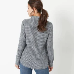Chemise flanelle pied-de-poule