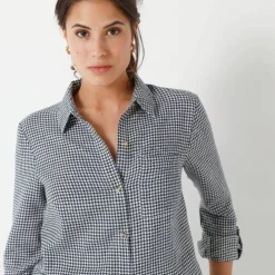 Chemise flanelle pied-de-poule