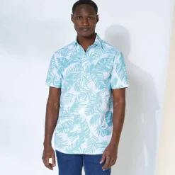 Chemise imprimée manches courtes