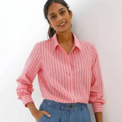 Chemise rayée bicolore