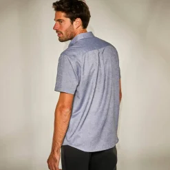 Chemise unie manches courtes