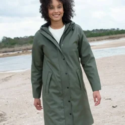 Ciré long imperméable, doublé polaire, polyester recyclé**