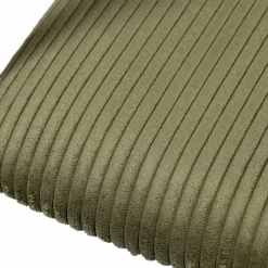 Coffre-pouf pliable, revêtement tissu côtelé