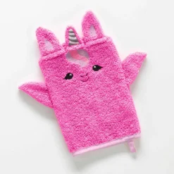 Collection éponge enfant brodée licorne coton - 380 g/m²