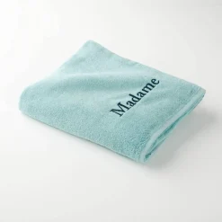 Collection serviettes de bain 420 g/m² brodées "MADAME"