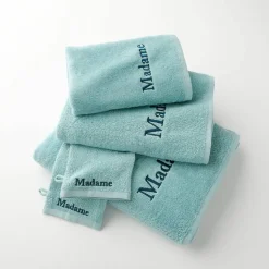 Collection serviettes de bain 420 g/m² brodées 