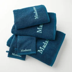 Collection serviettes de bain 420 g/m² brodées 