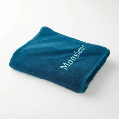 Collection serviettes de bain 420 g/m² brodées 