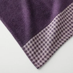 Collection serviettes de bain 420 g/m² liteau tissé motif vichy