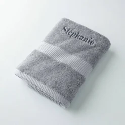 Collection serviettes de bain 640 g/m2 personnalisables confort extra moelleux