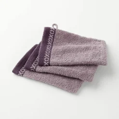 Collection serviettes de bain 420 gr/m² liteau tissé fantaisie