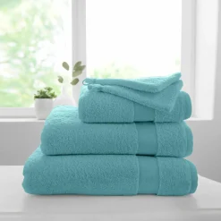 Collection serviettes de bain unies coton modal 500 g/m²