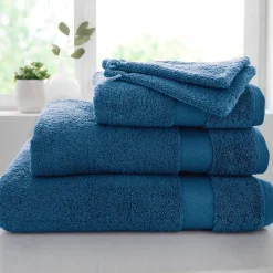Collection serviettes de bain unies coton modal 500 g/m²