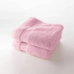 Collection serviettes de bain unies 540g/m2 confort luxe