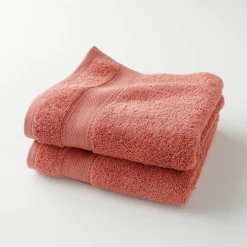 Collection serviettes de bain unies 540g/m2 confort luxe