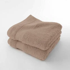 Collection serviettes de bain unies 540g/m2 confort luxe