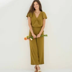 Combinaison pantalon crêpe fluide