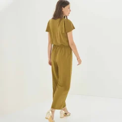 Combinaison pantalon crêpe fluide