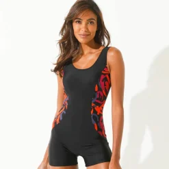 Combishort de bain imprimé Lohena