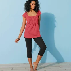 Corsaire extensible taille élastiquée - lot de 3