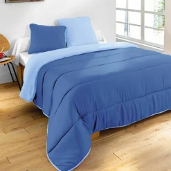 Couette bicolore microfibre 350 g/m²