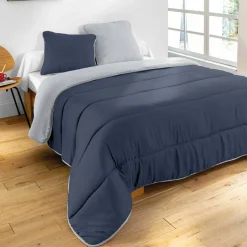 Couette bicolore microfibre 500 g/m²