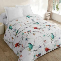 Couette coton imprimée Oiseaux 400 g/m2