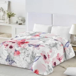 Couette coton imprimé Fleurs 200 g/m²