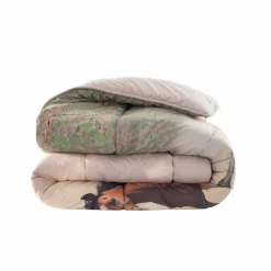 Couette microfibre impression photo chevaux 200g/m2