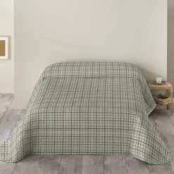 Couette microfibre imprimé carreaux 200 g/m²