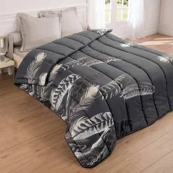 Couette microfibre imprimée Plume 400g/m2