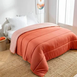 Couette microfibre imprimé vichy 200 g/m²
