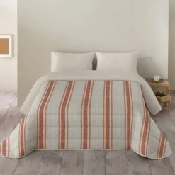 Couette microfibre rayures bayadère 200 g/m²