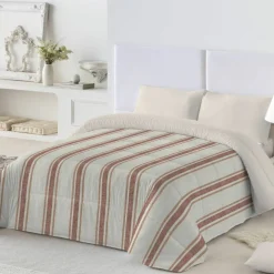 Couette microfibre rayures bayadère 200 g/m²