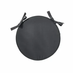 Coussin d'assise uni rond bachette