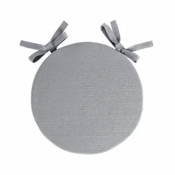 Coussin d'assise uni rond bachette