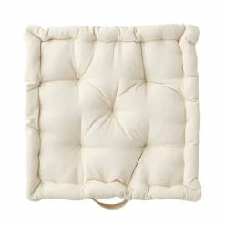 Coussin de sol uni coton