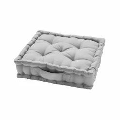 Coussin de sol uni coton