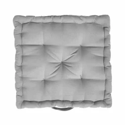 Coussin de sol uni coton