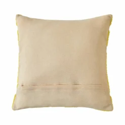 Coussin fleuri éponge bouclette reliefée